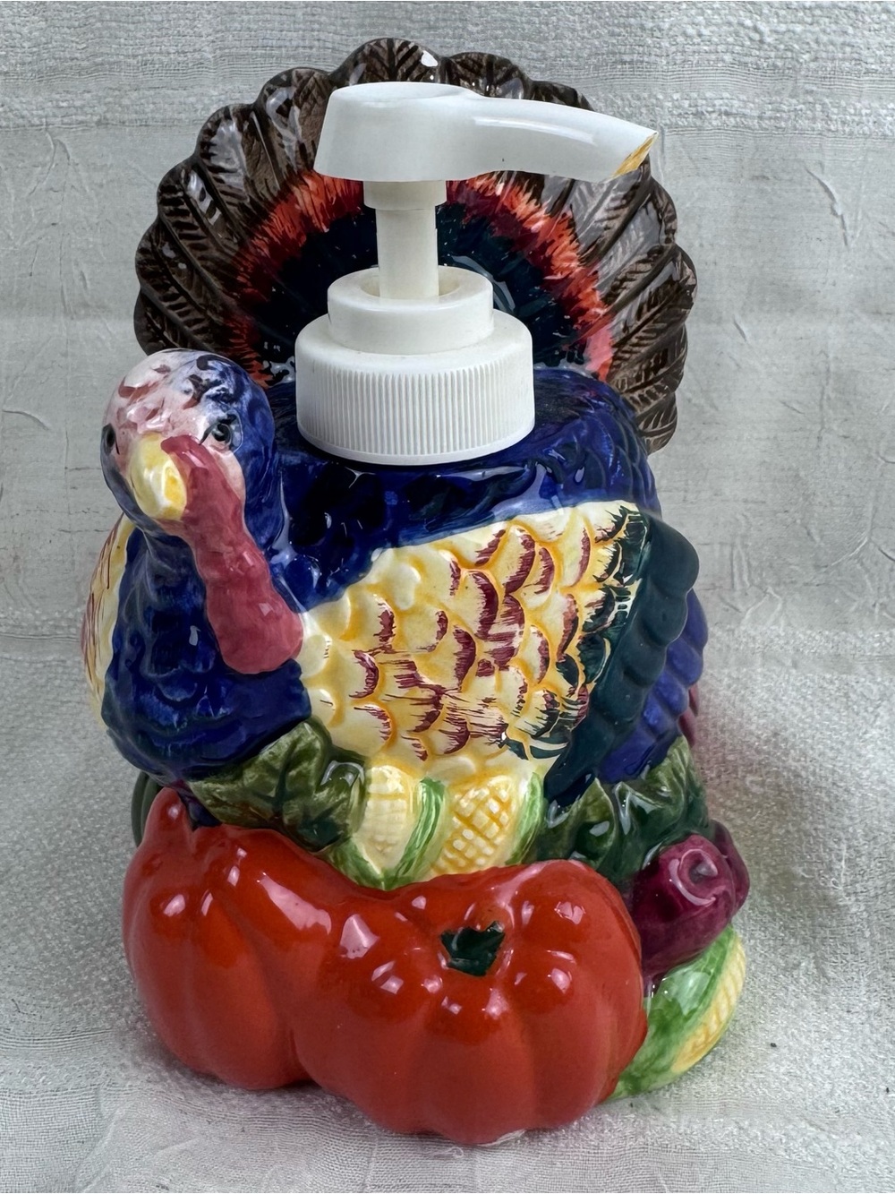 Vintage Allure Home Creation Fall/Thanksgiving Turkey Soap Dispenser 1997